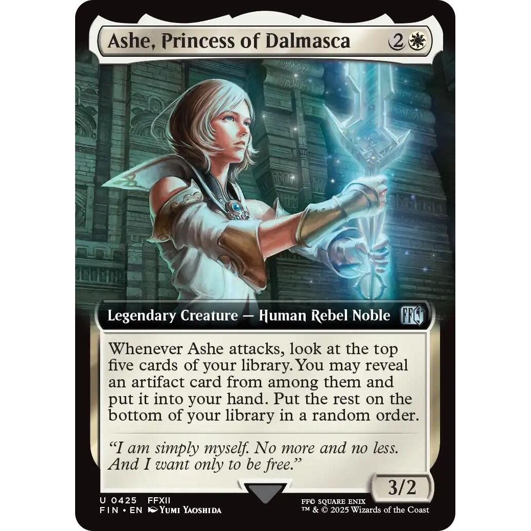 Image for Ashe, Princess of Dalmasca (Extended Art) (425) (FIN) - Magic: The Gathering