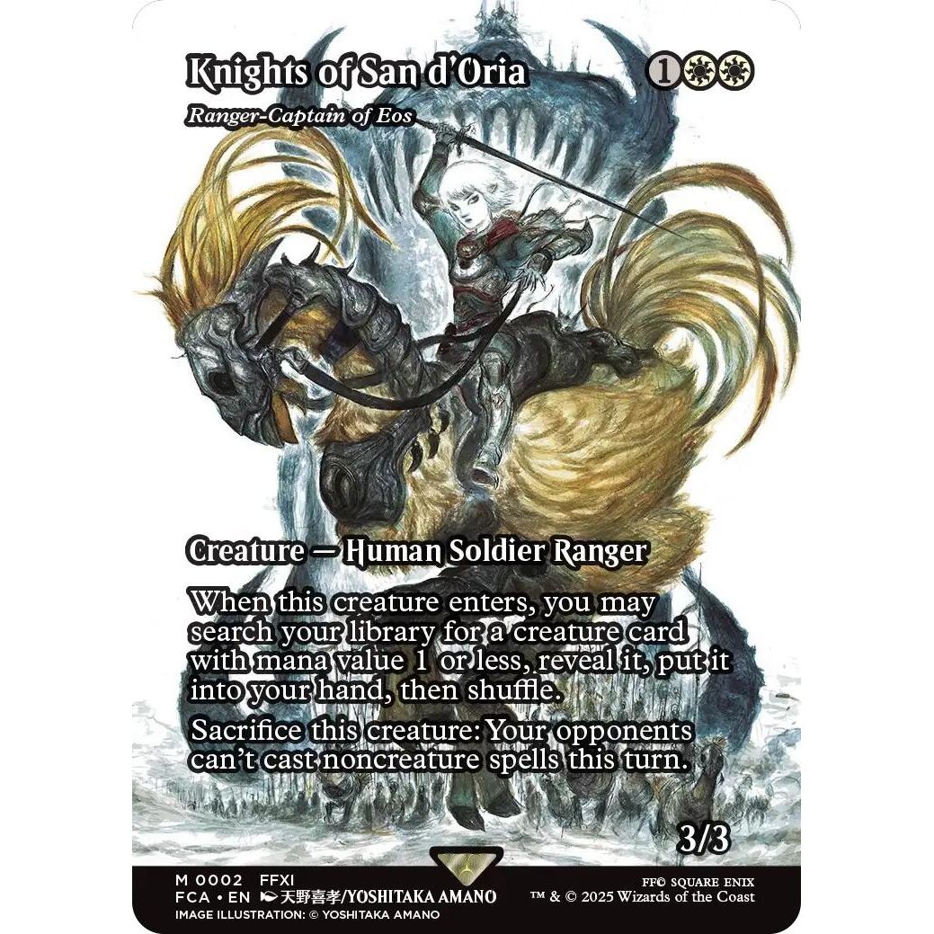 Image for Knights of San d'Oria - Ranger-Captain of Eos (Showcase) (2) (FCA) - Magic: The Gathering