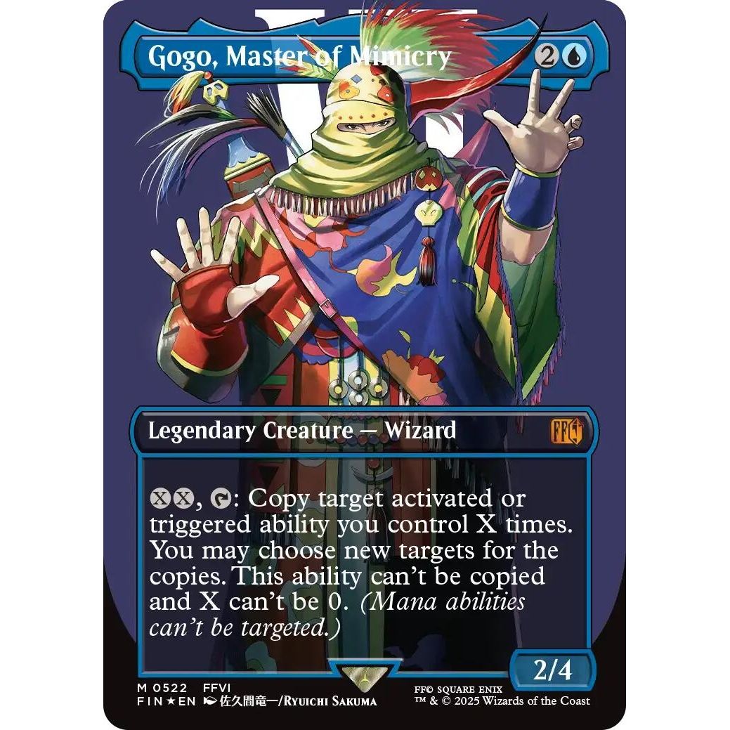 Image for Gogo, Master of Mimicry (Borderless) (Surge Foil) (522) (FIN) - Magic: The Gathering