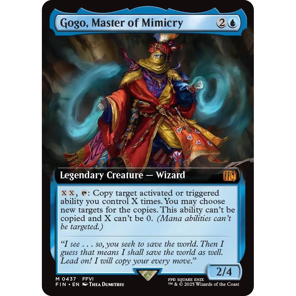 Image for Gogo, Master of Mimicry (Extended Art) (437) (FIN) - Magic: The Gathering