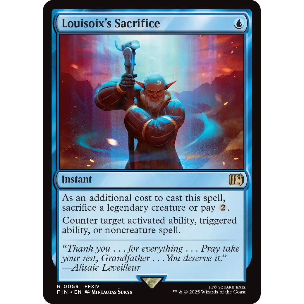Image for Louisoix's Sacrifice (59) (FIN) - Magic: The Gathering