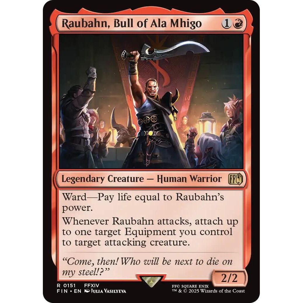 Image for Raubahn, Bull of Ala Mhigo (151) (FIN) - Magic: The Gathering