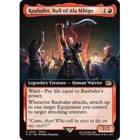 Raubahn, Bull of Ala Mhigo (Extended Art) - Final Fantasy TCG (873)
