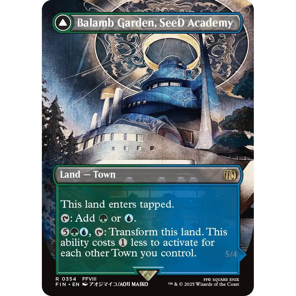 Image for Balamb Garden, SeeD Academy (Borderless) (354) (FIN) - Magic: The Gathering