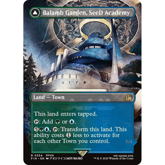 Image for Balamb Garden, SeeD Academy (Borderless) (354) (FIN) - Magic: The Gathering