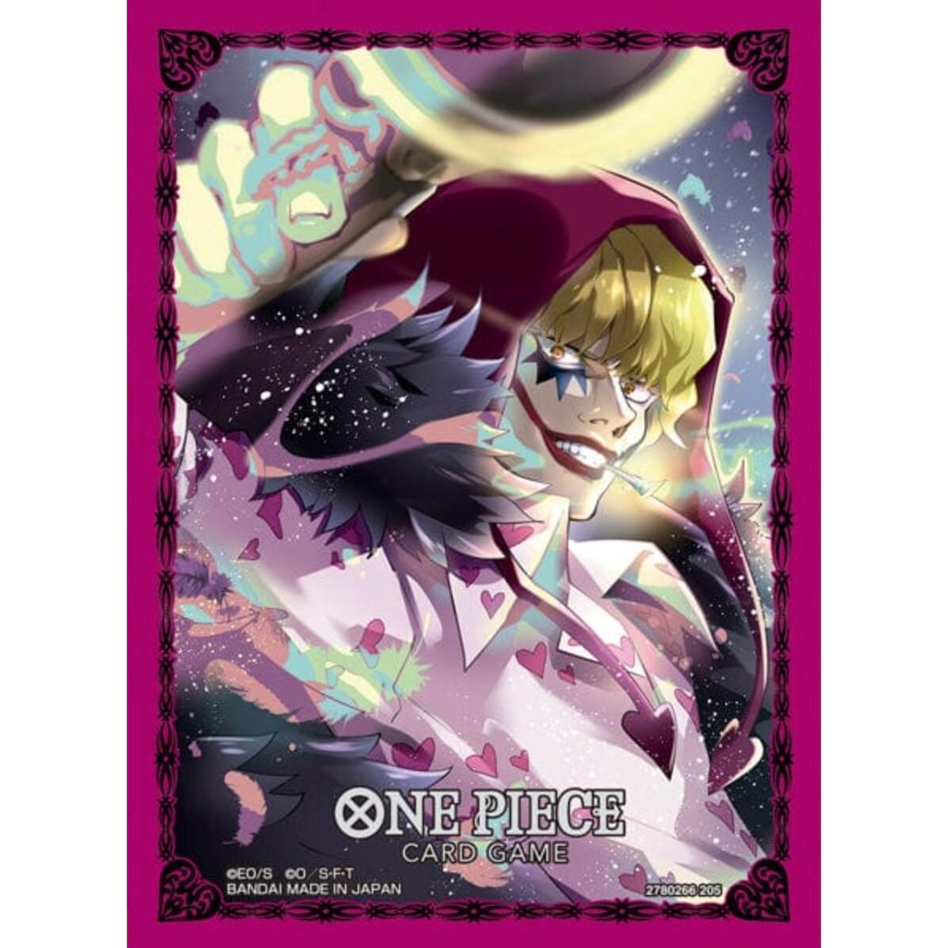 Image for One Piece Card Game Official Sleeves: Assortment 11 - Donquixote Rosinante (70-Pack) - Card Sleeves