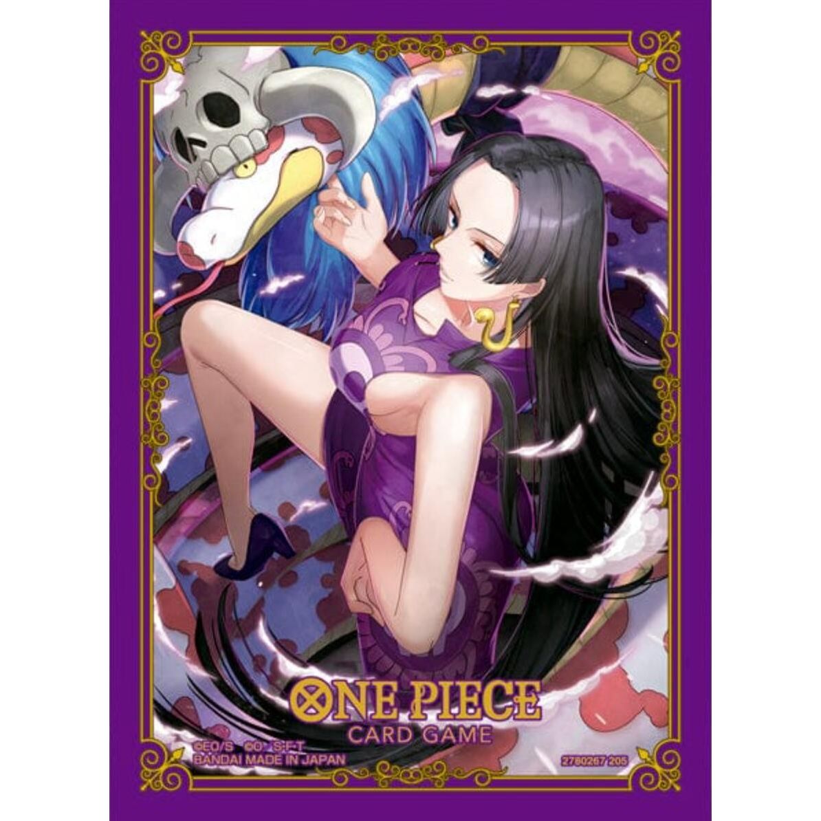 Image for One Piece Card Game Official Sleeves: Assortment 11 - Boa Hancock (70-Pack) - Card Sleeves