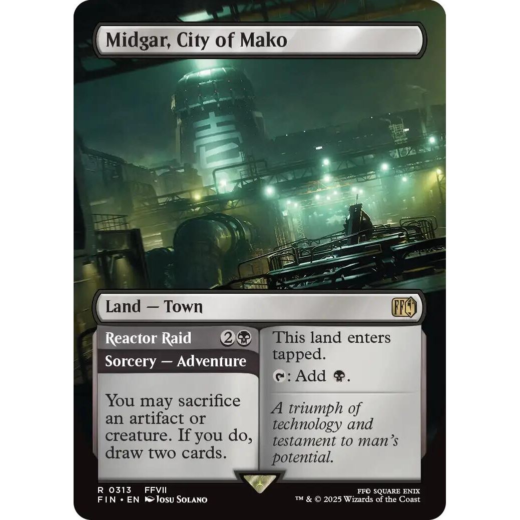 Image for Midgar, City of Mako (Borderless) (313) (FIN) - Magic: The Gathering