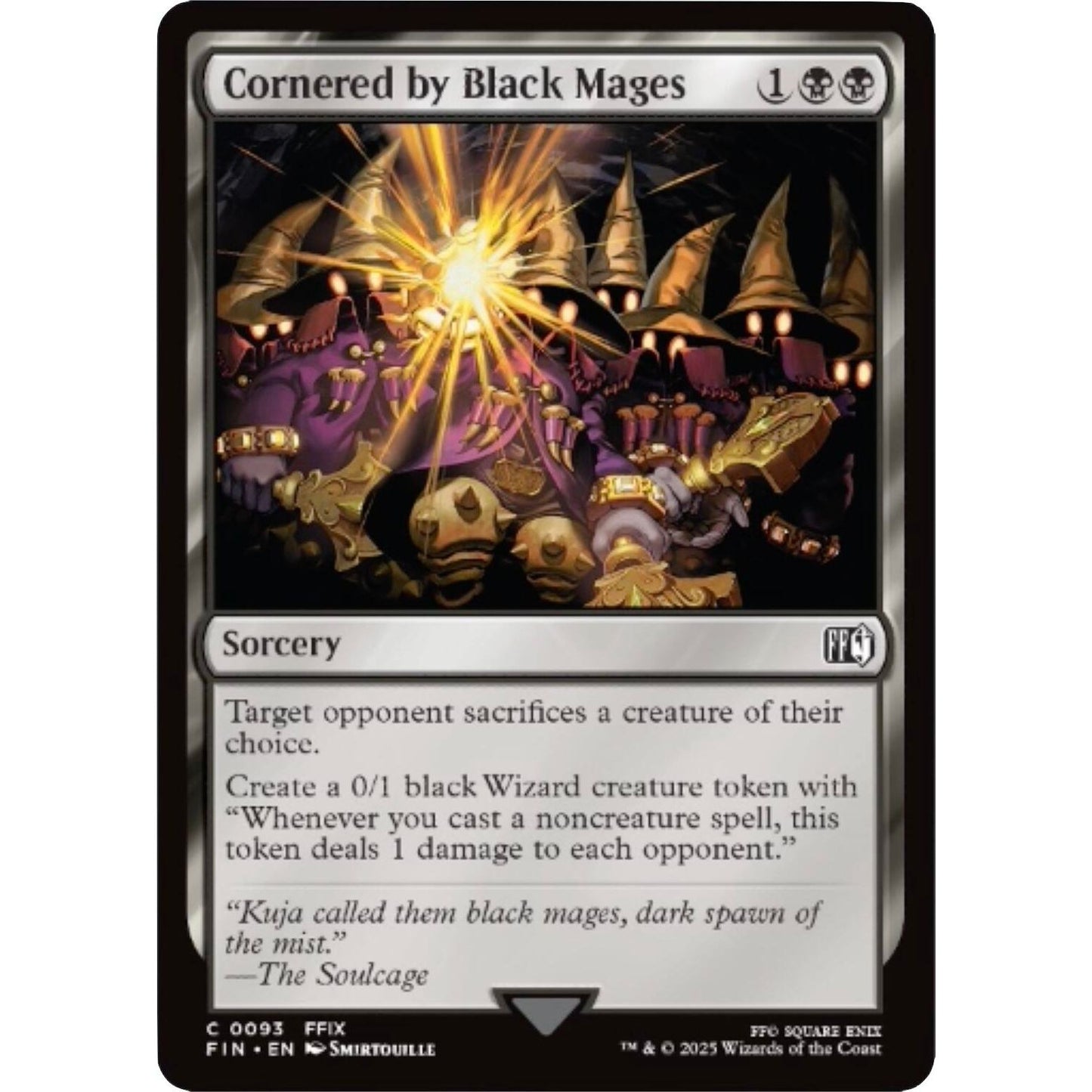 Image for Cornered by Black Mages (93) (FIN) - Magic: The Gathering