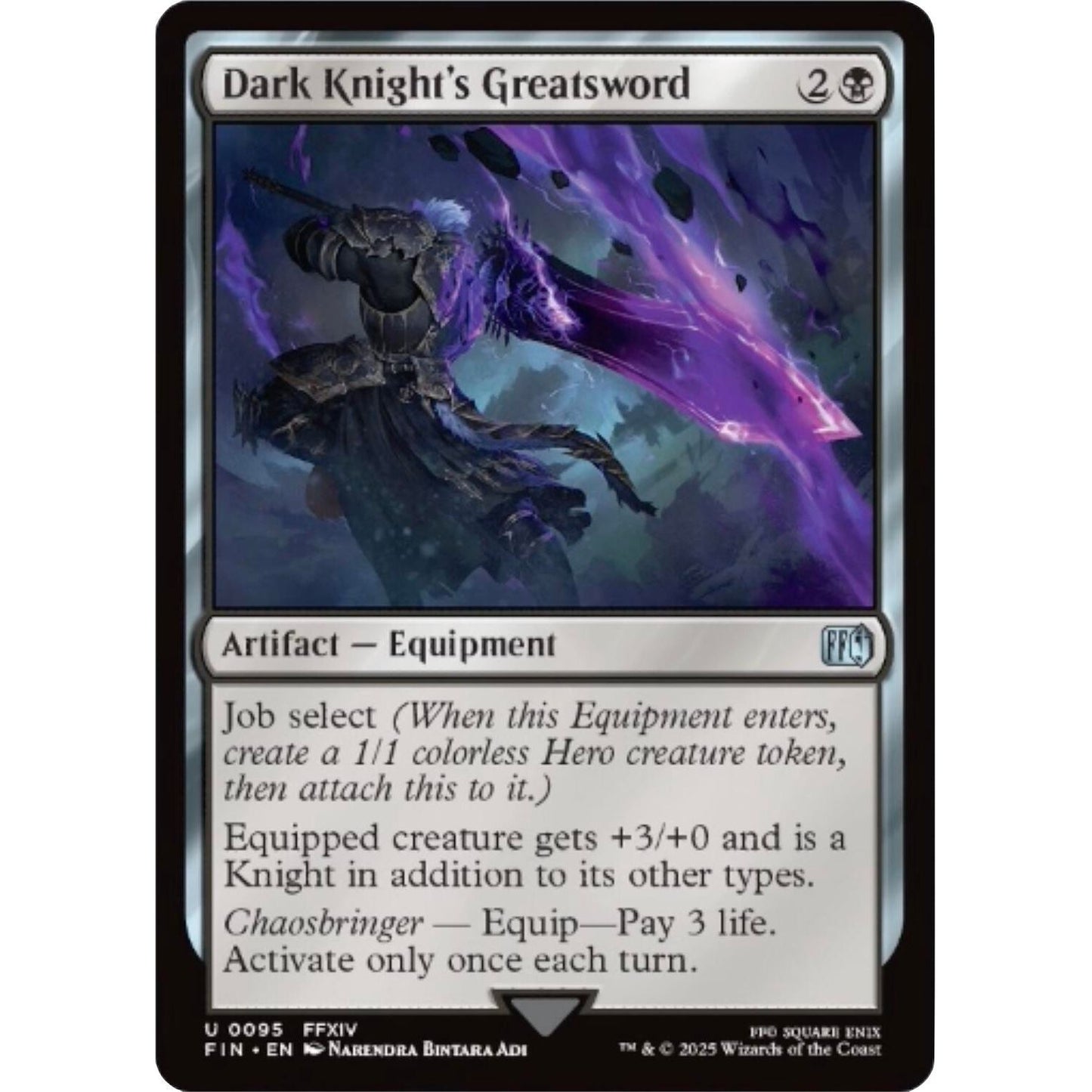 Image for Dark Knight's Greatsword (95) (FIN) - Magic: The Gathering