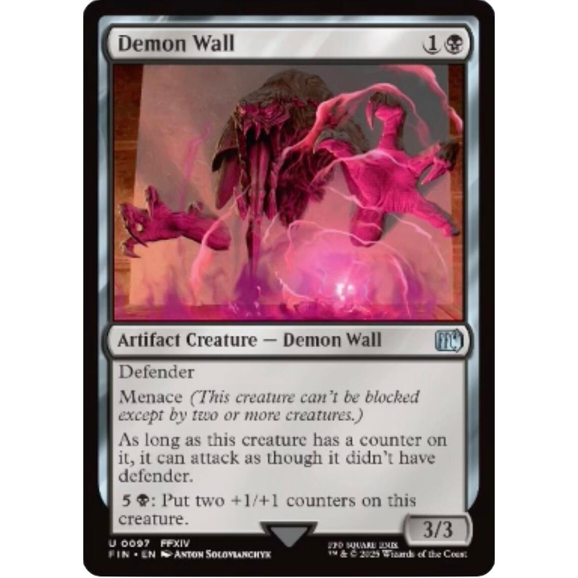 Image for Demon Wall (97) (FIN) - Magic: The Gathering