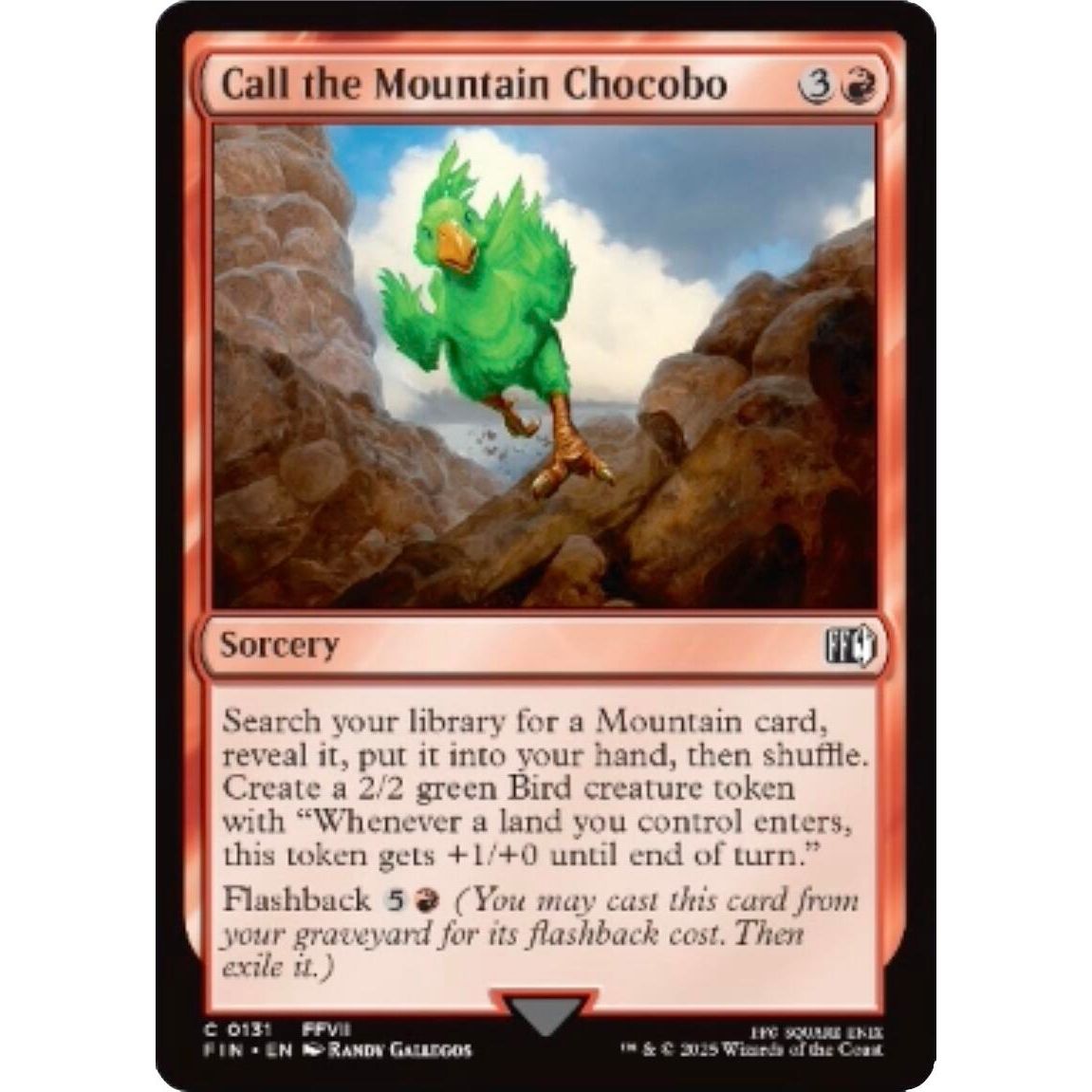 Image for Call the Mountain Chocobo (131) (FIN) - Magic: The Gathering