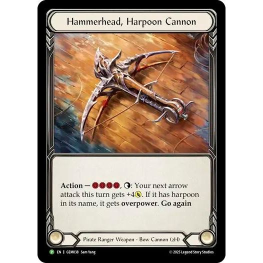 Image for Hammerhead, Harpoon Cannon (GEM038) (GEM) - Flesh and Blood TCG