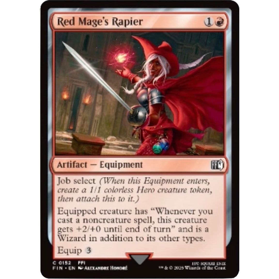 Image for Red Mage's Rapier (152) (FIN) - Magic: The Gathering