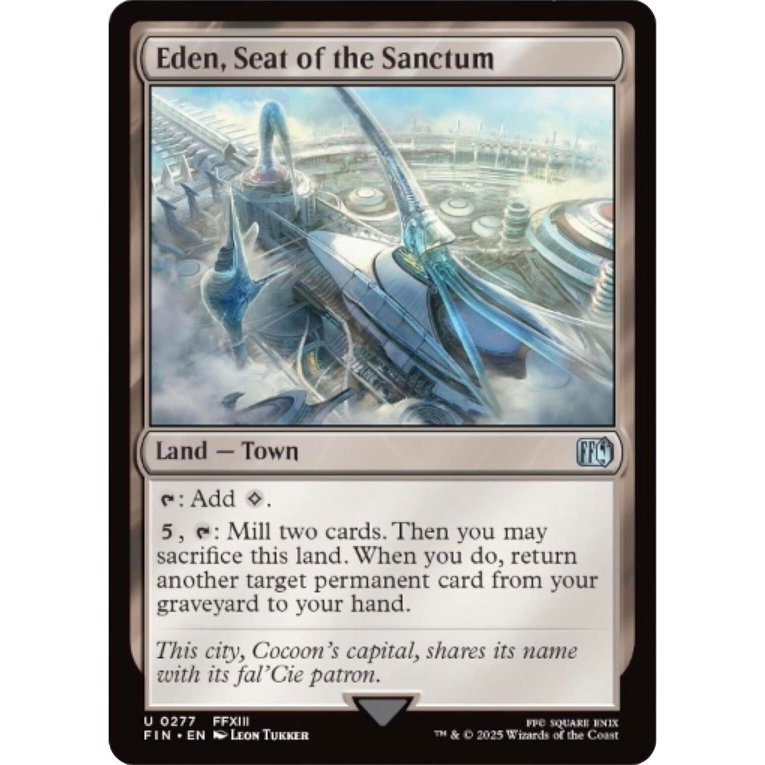 Image for Eden, Seat of the Sanctum (277) (FIN) - Magic: The Gathering