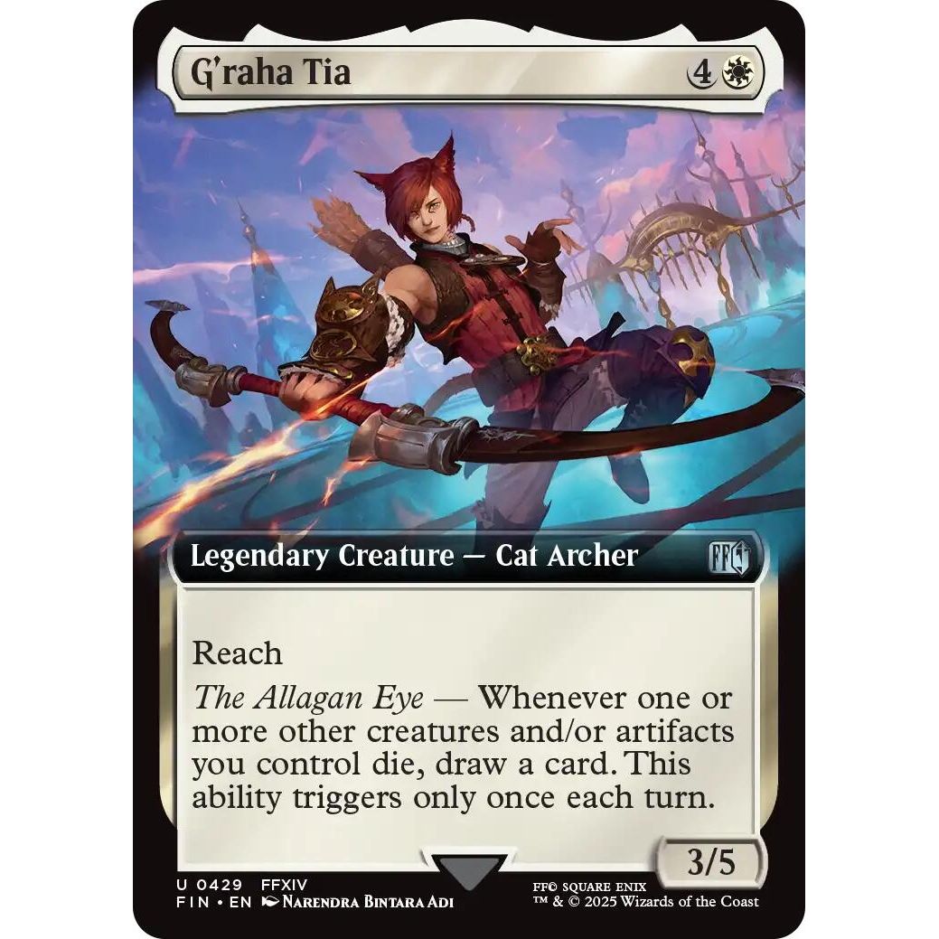 Image for G'raha Tia (Extended Art) (429) (FIN) - Magic: The Gathering