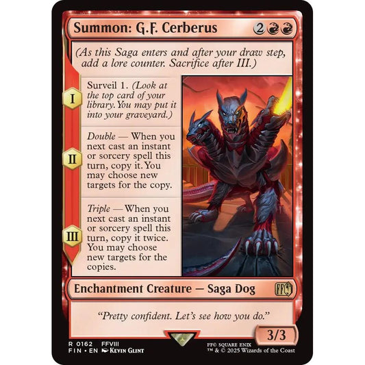 Image for Summon: G.F. Cerberus (162) (FIN) - Magic: The Gathering