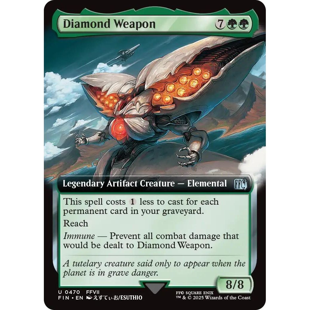 Image for Diamond Weapon (Extended Art) (470) (FIN) - Magic: The Gathering