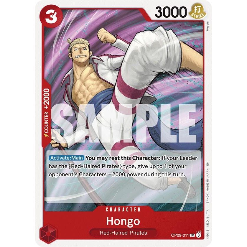 Image for Hongo (Reprint) (OP09-011) (ST-23) - One Piece Card Game