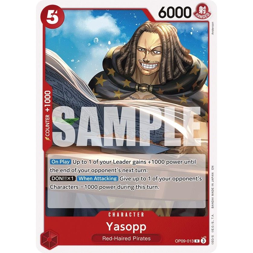 Image for Yasopp (Reprint) (OP09-013) (ST-23) - One Piece Card Game