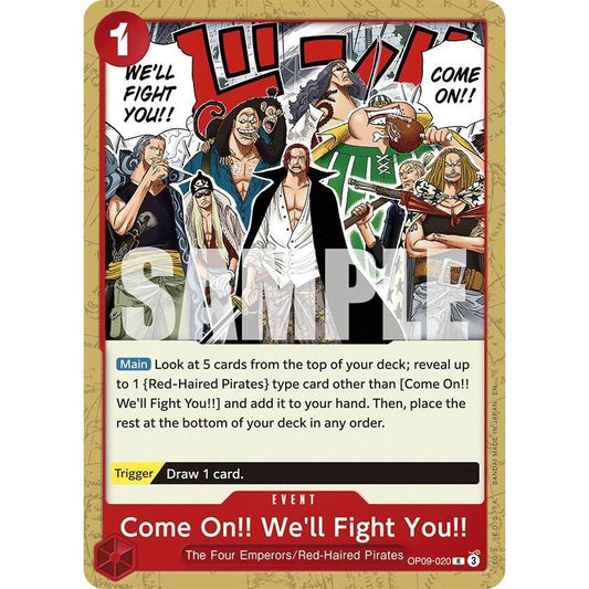 Image for Come On!! We'll Fight You!! (Reprint) (OP09-020) (ST-23) - One Piece Card Game