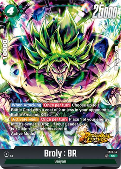 Image for Broly : BR (FS10-14) (FS10) - Dragon Ball Super: Fusion World