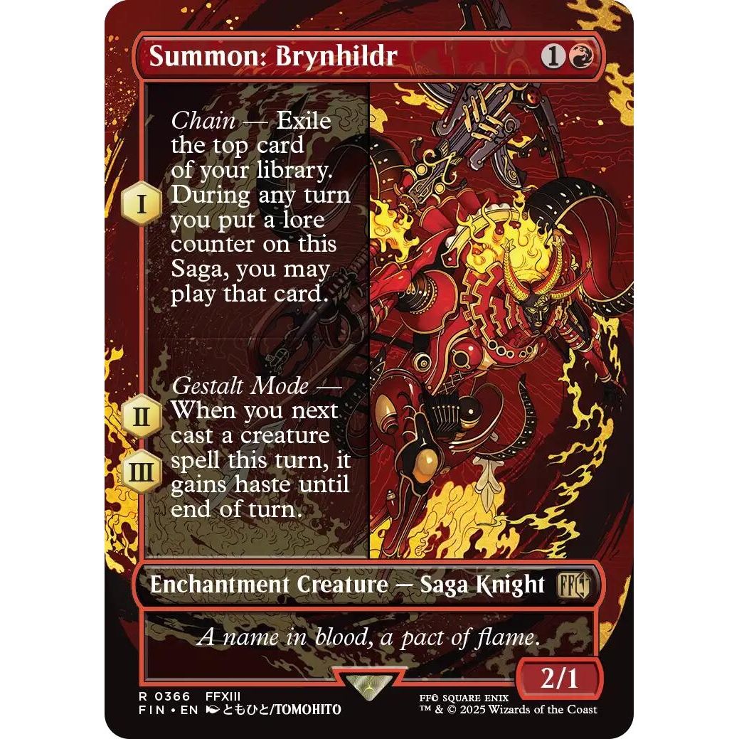 Image for Summon: Brynhildr (Borderless) (366) (FIN) - Magic: The Gathering