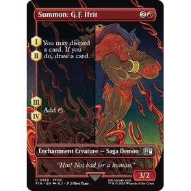 Summon: G.F. Ifrit (Borderless) - Final Fantasy TCG (1047)
