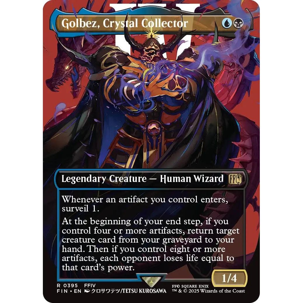 Image for Golbez, Crystal Collector (Borderless) (395) (FIN) - Magic: The Gathering