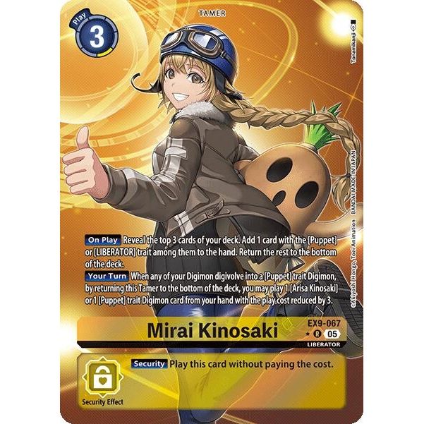 Image for Mirai Kinosaki (Alternate Art) (EX9-067 R) (EX09) - Digimon Card Game
