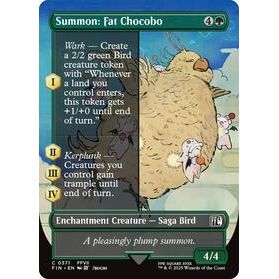 Summon: Fat Chocobo (Borderless) - Final Fantasy TCG (1065)