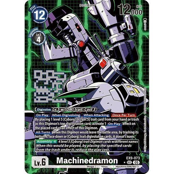 Image for Machinedramon (Alternate Art) (EX9-073 SEC) (EX09) - Digimon Card Game