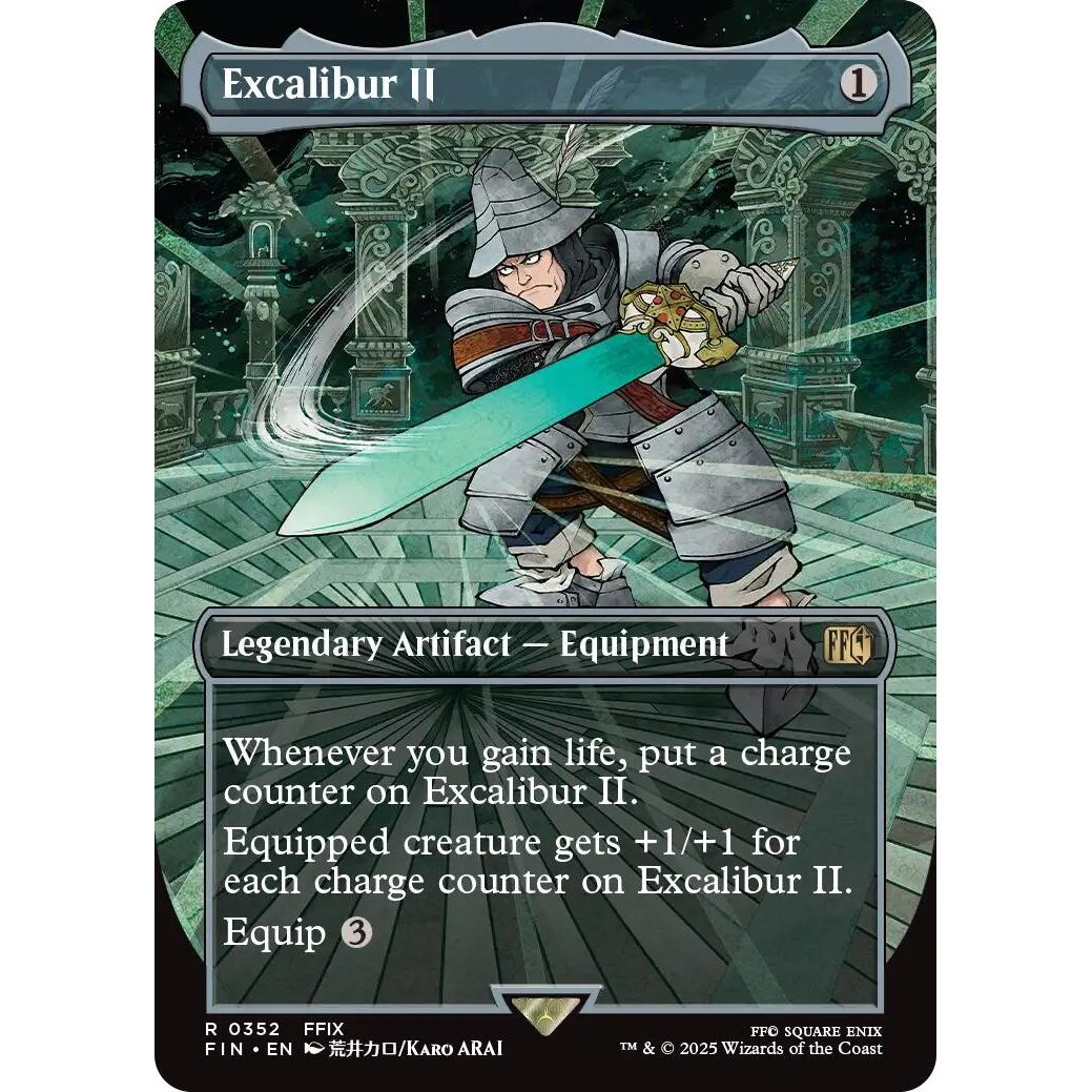 Image for Excalibur II (Borderless) (352) (FIN) - Magic: The Gathering