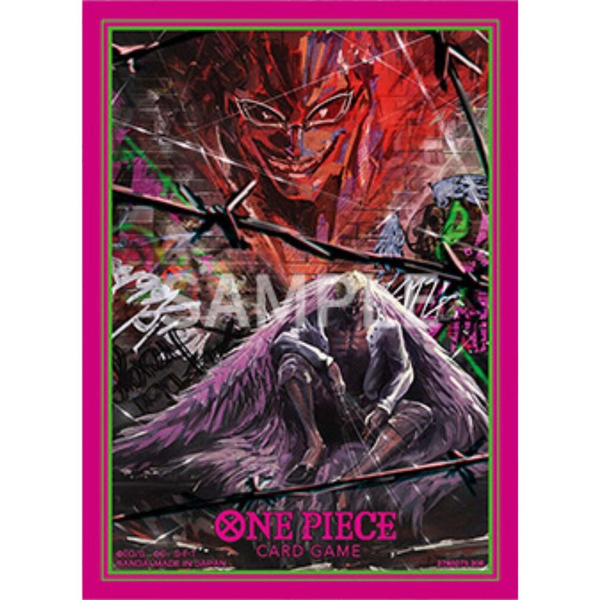 Image for One Piece Card Game Official Sleeves: TCG+ Store Edition Vol. 4 - Donquixote Doflamingo (70-Pack) - Card Sleeves