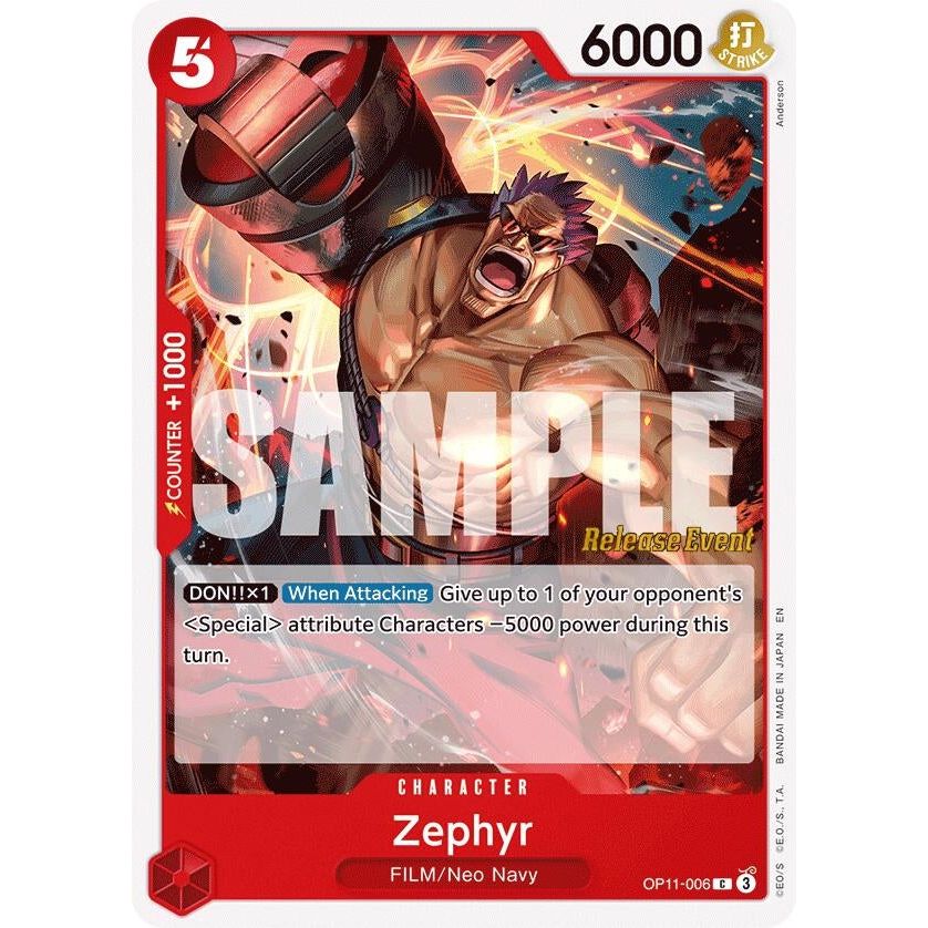 Image for Zephyr (OP11-006) (OP11 RE) - One Piece Card Game