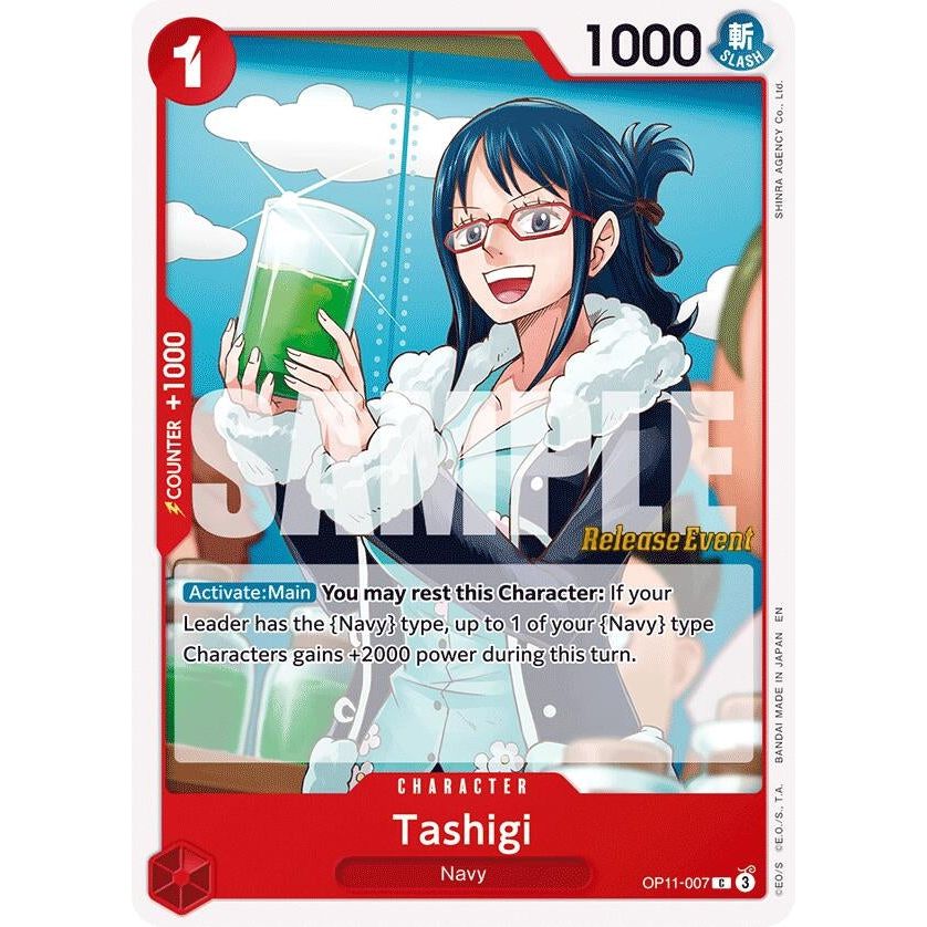 Image for Tashigi (OP11-007) (OP11 RE) - One Piece Card Game