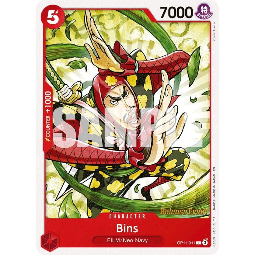 Image for Bins (OP11-011) (OP11 RE) - One Piece Card Game
