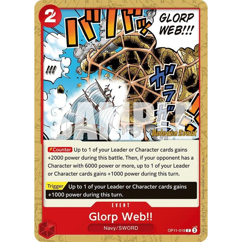 Image for Glorp Web!! (OP11-019) (OP11 RE) - One Piece Card Game