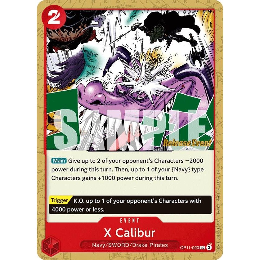 Image for X Calibur (OP11-020) (OP11 RE) - One Piece Card Game