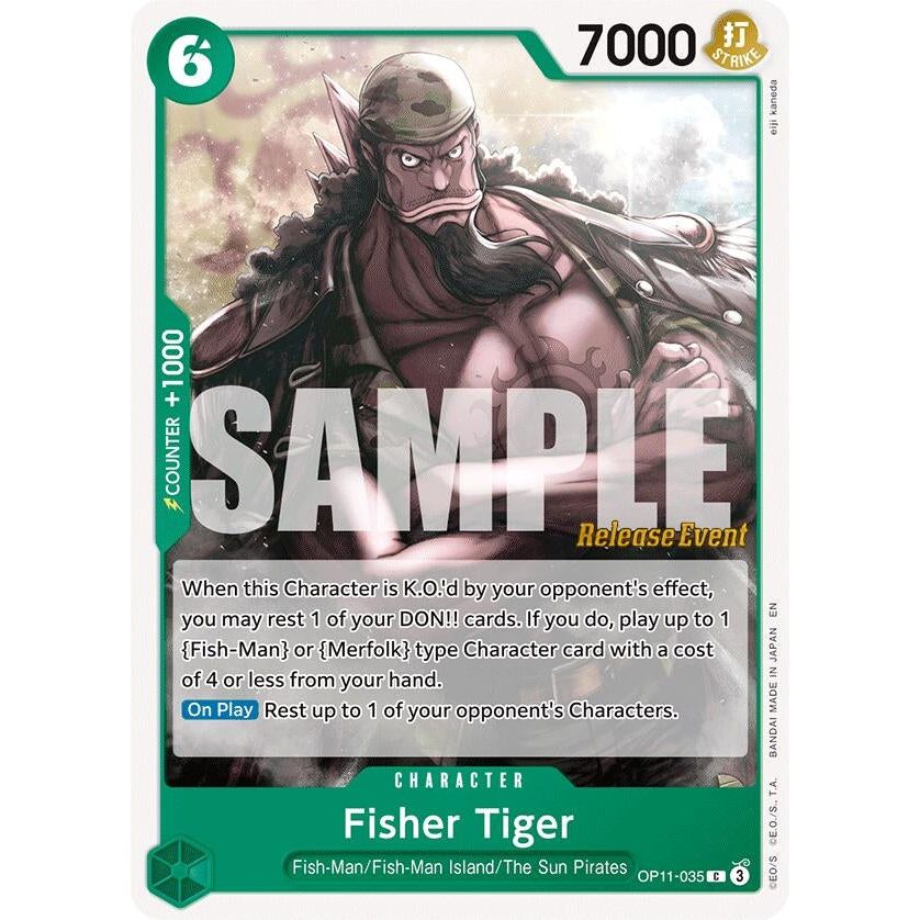 Image for Fisher Tiger (OP11-035) (OP11 RE) - One Piece Card Game