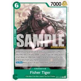 Fisher Tiger - One Piece — A Fist of Divine Speed Release Event Cards (022)
