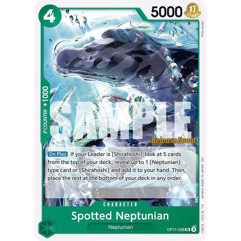Image for Spotted Neptunian (OP11-036) (OP11 RE) - One Piece Card Game