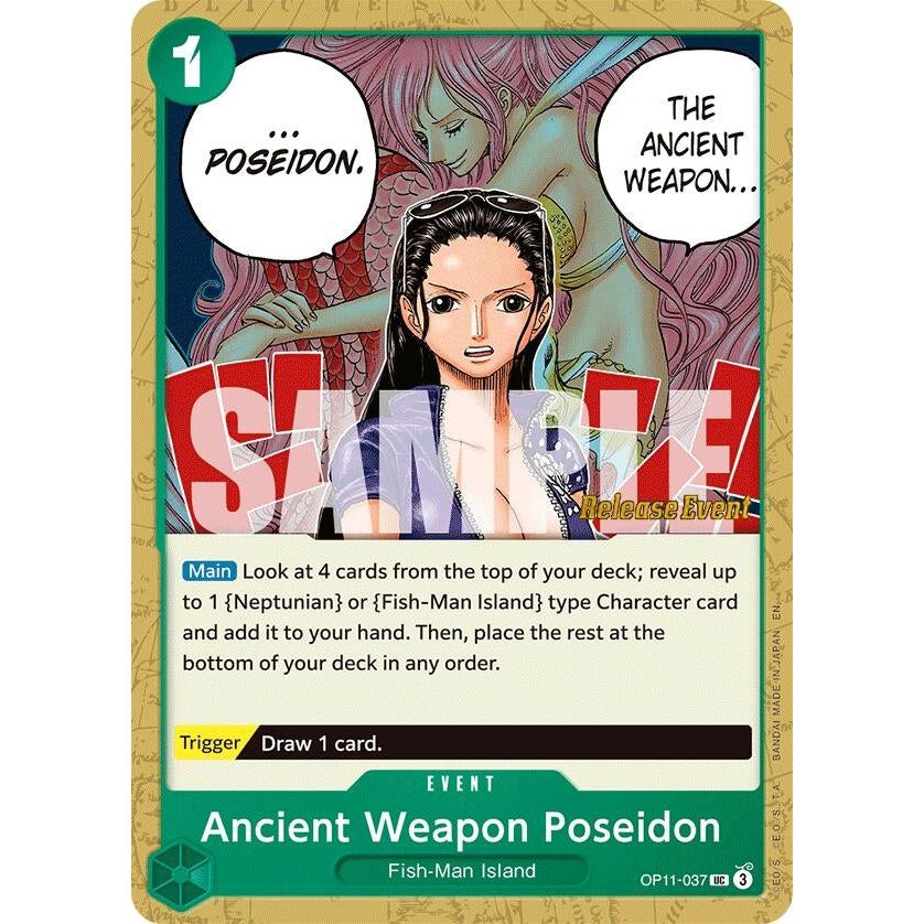Image for Ancient Weapon Poseidon (OP11-037) (OP11 RE) - One Piece Card Game