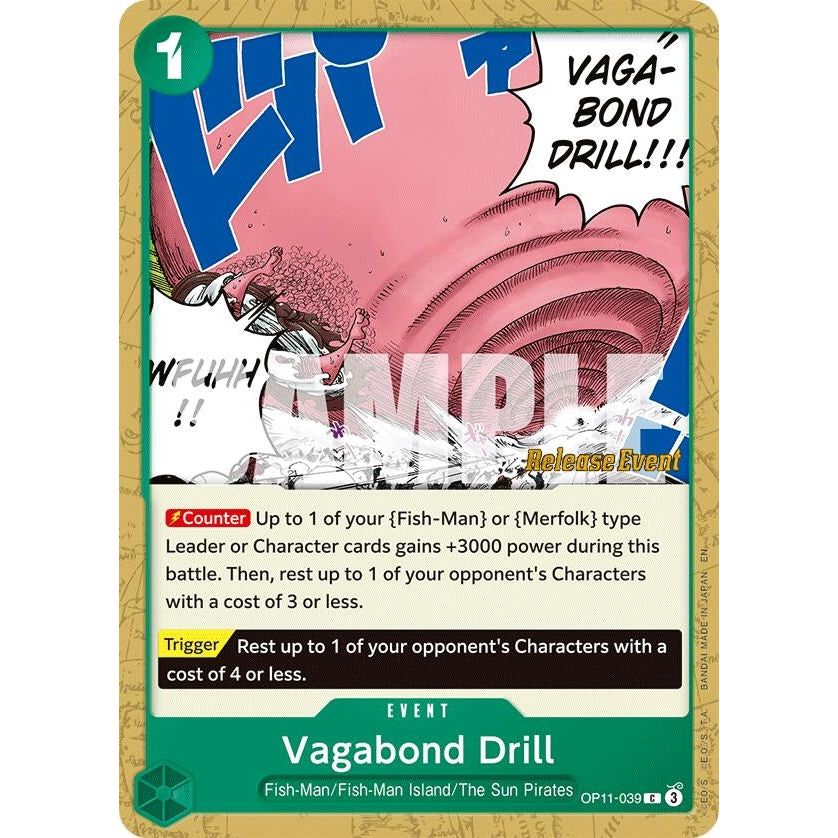 Image for Vagabond Drill (OP11-039) (OP11 RE) - One Piece Card Game