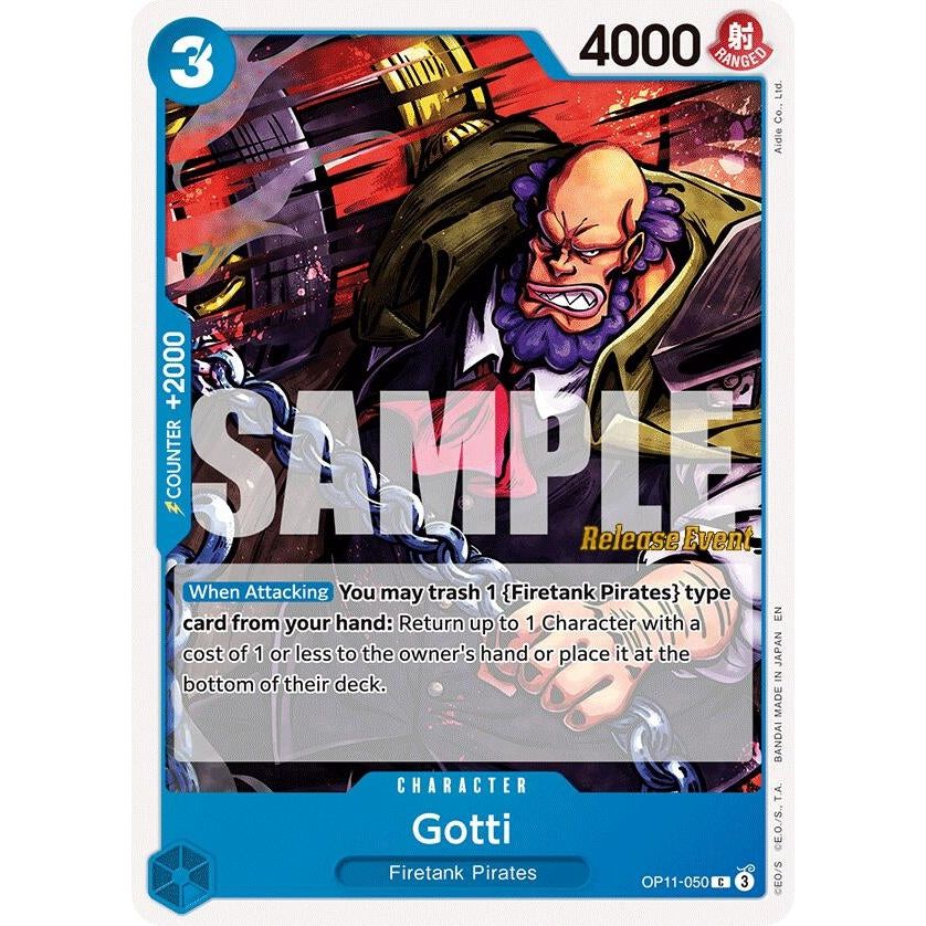 Image for Gotti (OP11-050) (OP11 RE) - One Piece Card Game