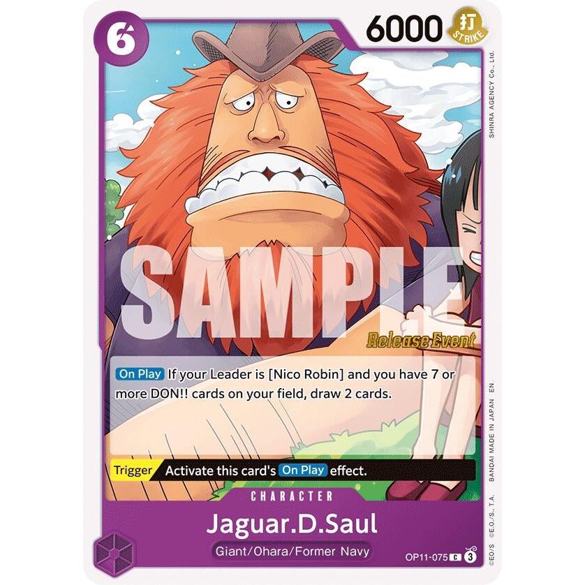 Image for Jaguar.D.Saul (OP11-075) (OP11 RE) - One Piece Card Game