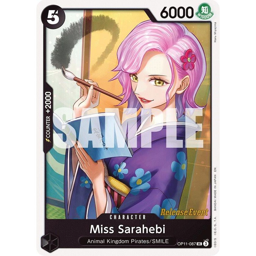 Image for Miss Sarahebi (OP11-087) (OP11 RE) - One Piece Card Game