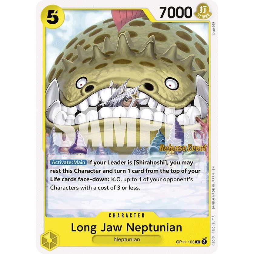Image for Long-Jaw Neptunian (OP11-103) (OP11 RE) - One Piece Card Game