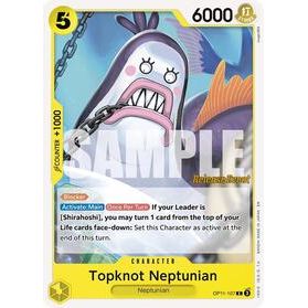 Topknot Neptunian - One Piece — A Fist of Divine Speed Release Event Cards (067)