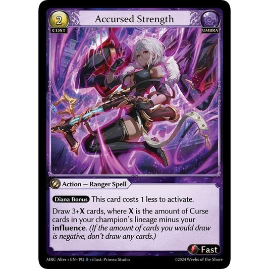 Image for Accursed Strength (192) (MH Alter) - Grand Archive TCG
